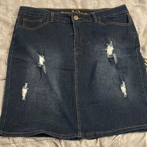 Jean Skirt